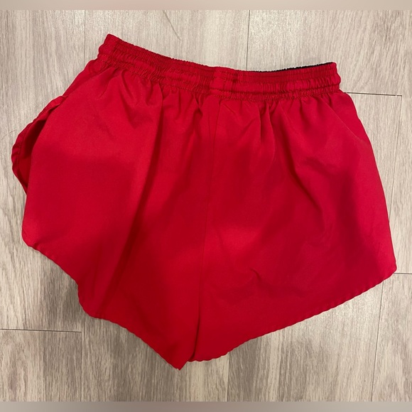 BoA Running Men's Small Red Black Green White Half Split Shorts S - Picture 4 of 6